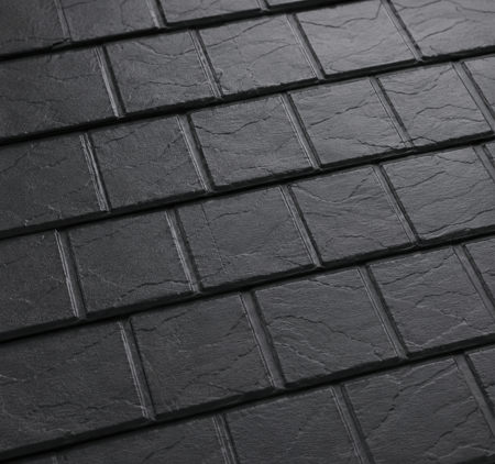 textured charcoal metal shingle